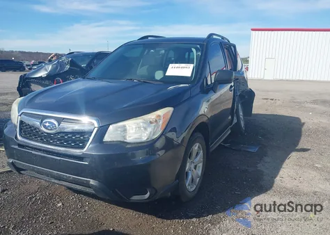 2015 Subaru Forester 2.5I z USA, uszkodzony, nr VIN JF2SJABC9FH504142